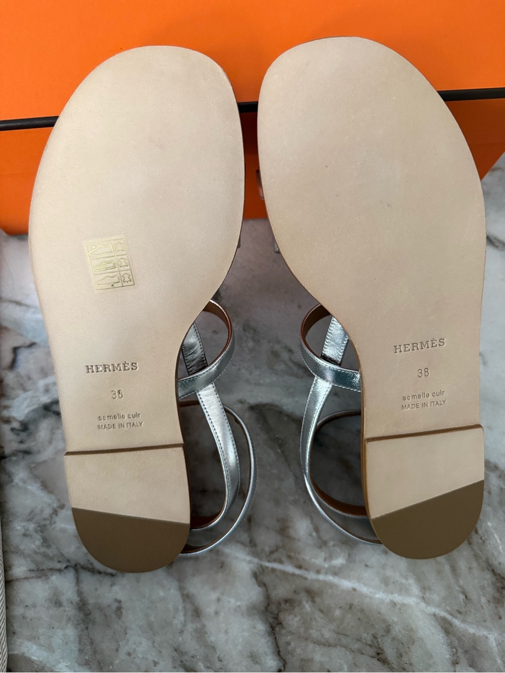 Hermes Harmonie sandals 38 BNIB - Picture 10 of 15